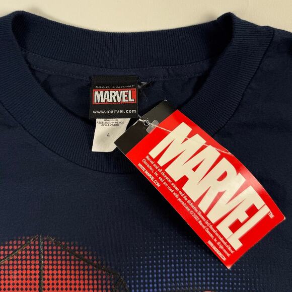 Vintage Ultimate Spiderman 2002 Marvel Superhero Comic Promo Shirt Large NWT - Picture 5 of 6